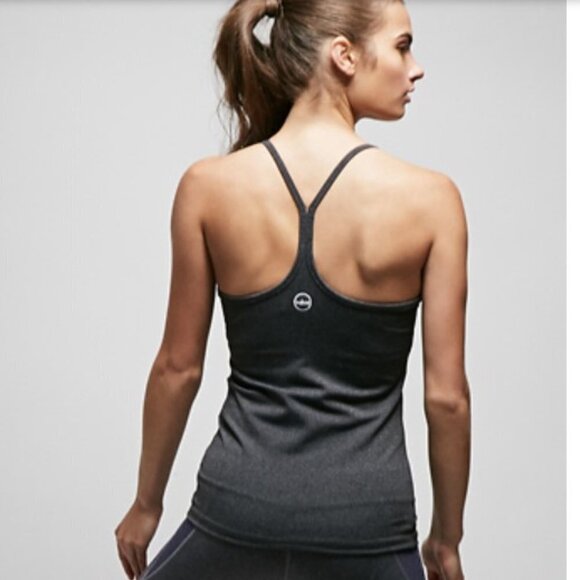 SOLOW SPORT JERSEY RACERBACK TANK Sage space dye - Picture 2 of 9
